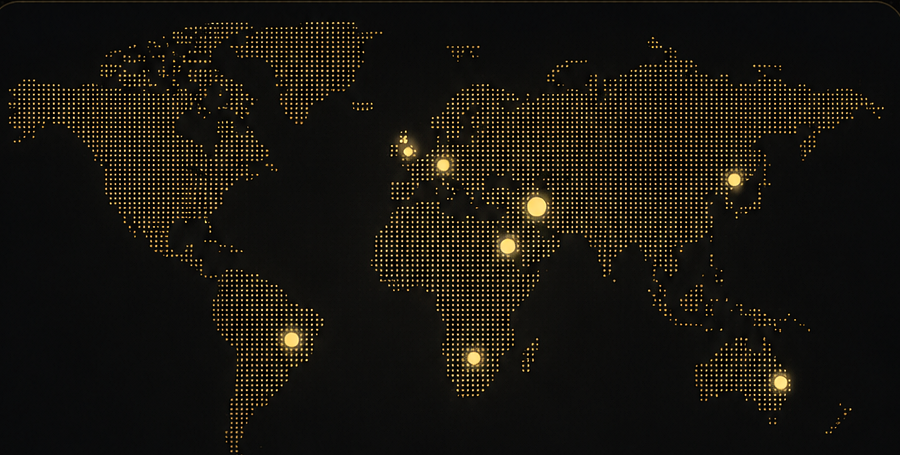 Global presence map